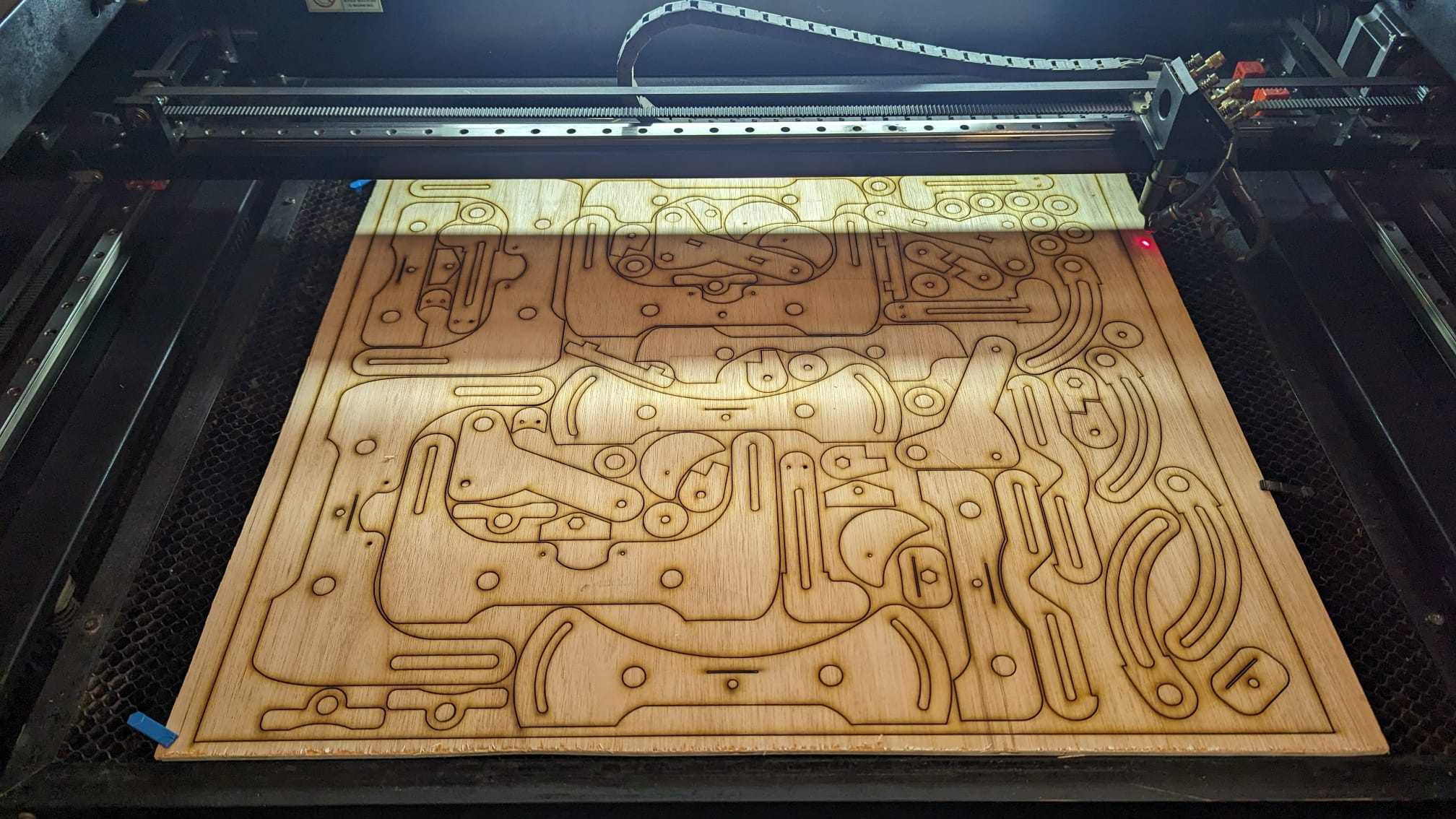 Exemple de découpe laser sur bois