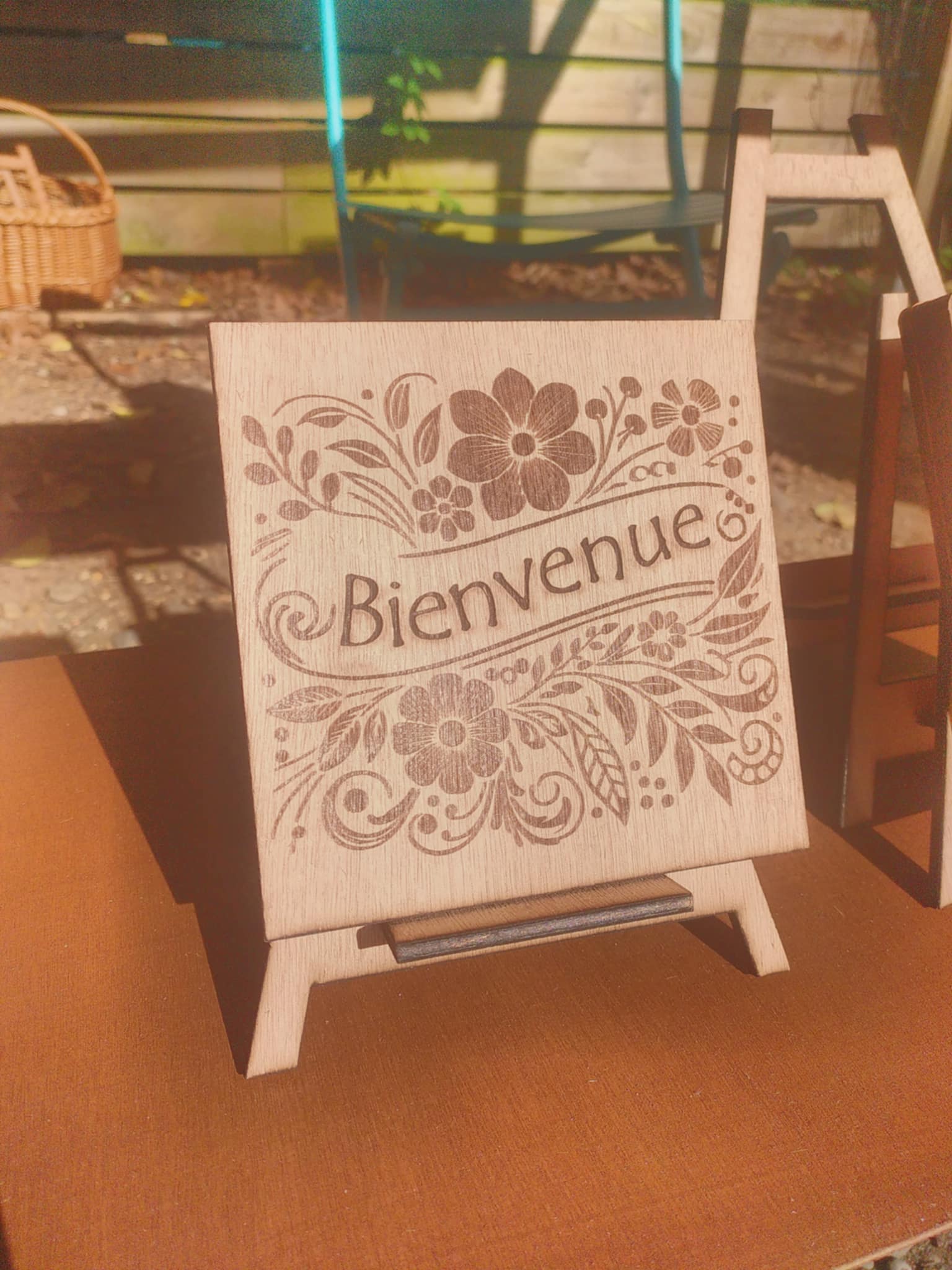 Panneau Bienvenue remplacé